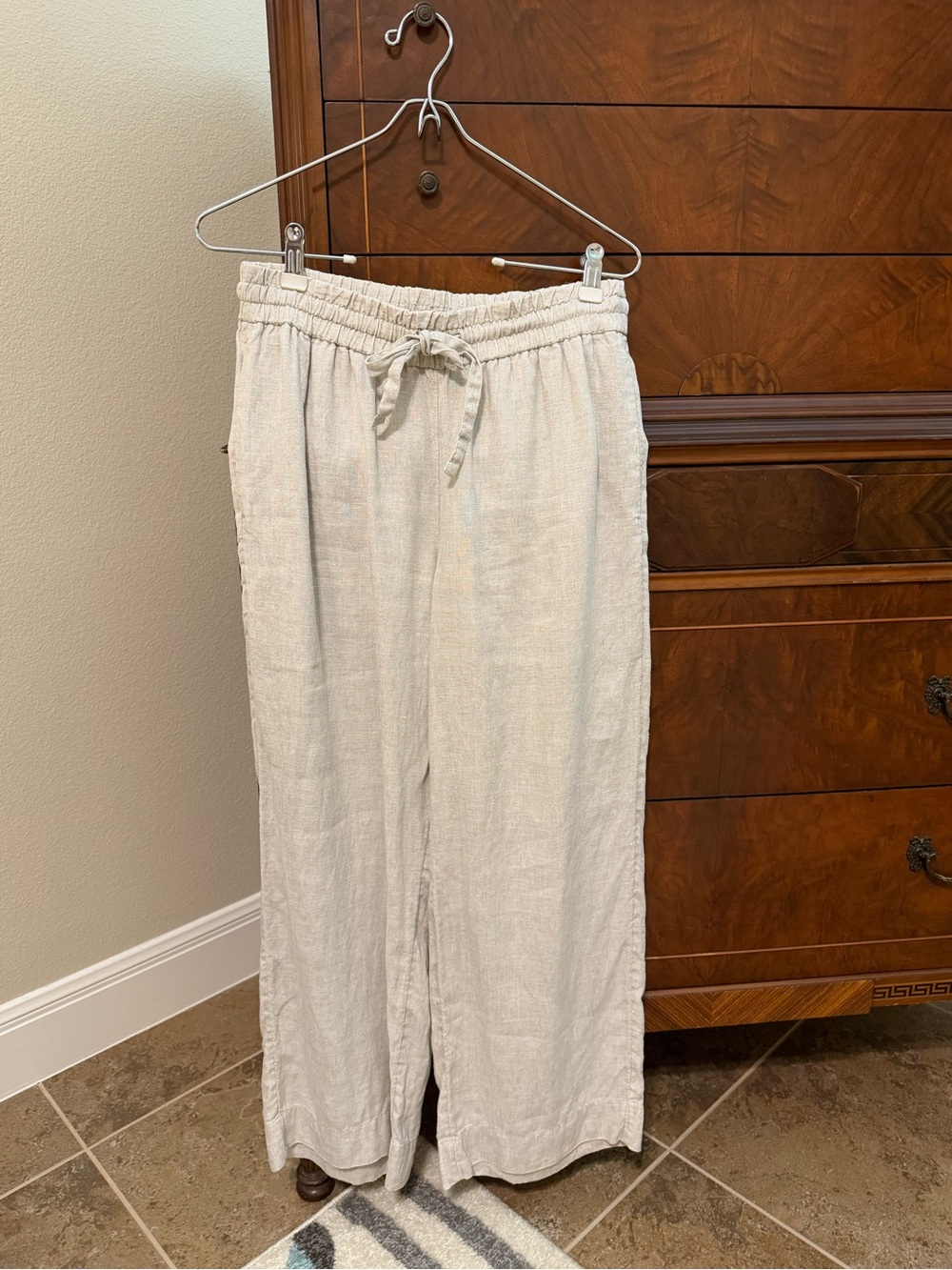 J.Crew Wide-Leg Linen Seaside Pant